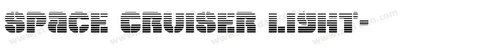 Space Cruiser Light字体转换